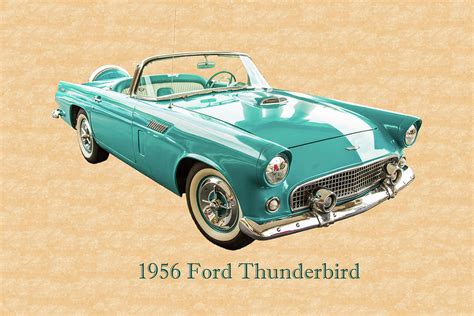 1956 Ford Thunderbird 551003 Photograph By M K Miller Fine Art America