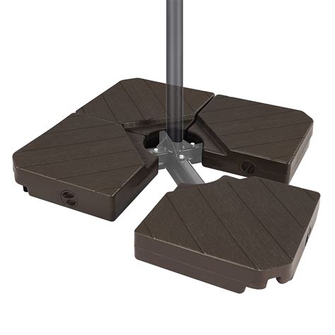 Buy Fruiteam Patio Cantilever Umbrella Base Weight 4 Piece Offset