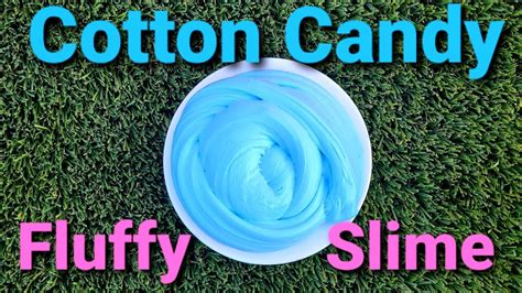 Cotton Candy Fluffy Slime Diy Youtube