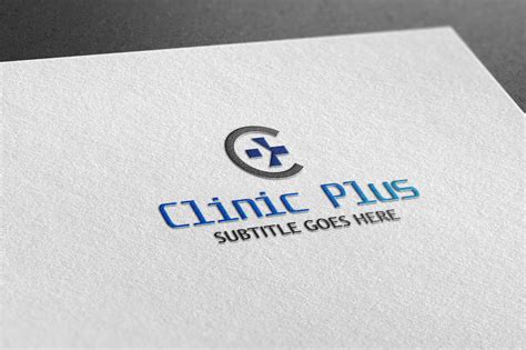 Clinic Plus Style Logo Creative Illustrator Templates Creative Market