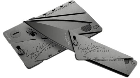 Iain Sinclair Cardsharp 22 Credit Card Knife W 3in Blade Free