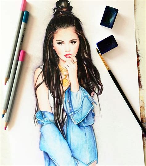 Selena Gomez By Dustymemories Selena Gomez Drawing Celebrity