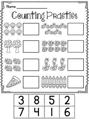 First Grade Math Unit 1: Number Sense, Counting Forward, Ten Frames