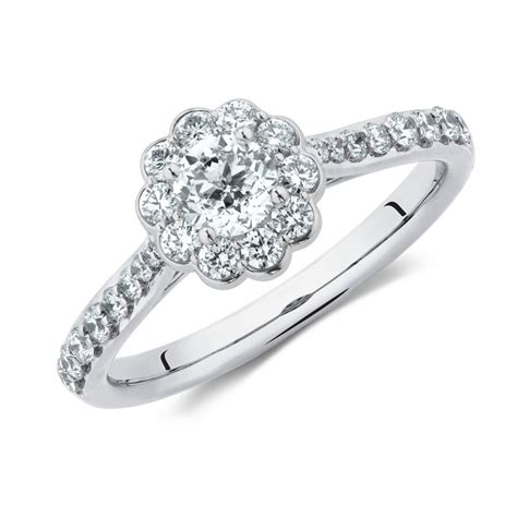 Southern Star Engagement Ring With 34 Carat Tw Of Diamonds In 14ct