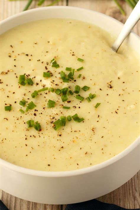 Vegan Potato Leek Soup The Best And Creamiest Loving It Vegan
