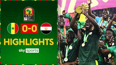 Senegal 0 0 Egypt Senegal Win 4 2 On Penalties Sadio Mane Puts