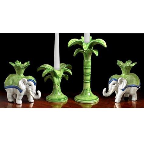 Elephant Ceramics Candlesticks Crystal Candlesticks Scully And Scully