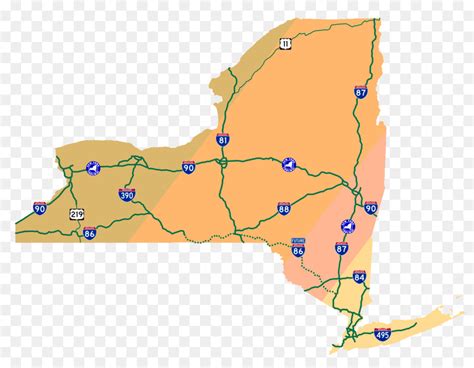 Road Map Of Western New York State