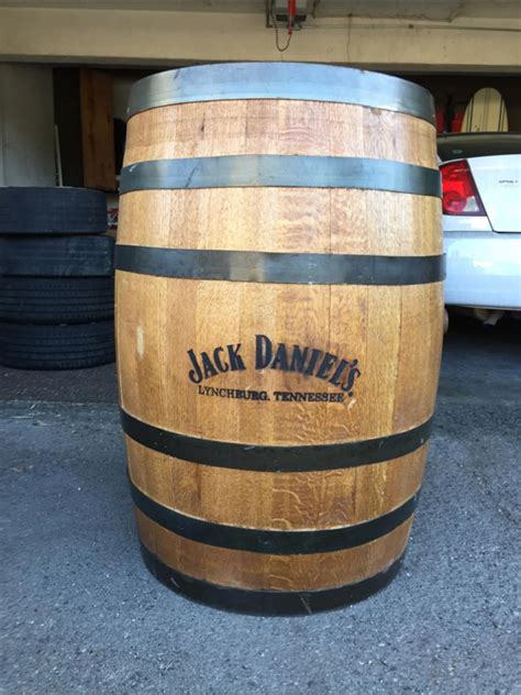 Jack Daniels Whiskey Barrel Planter Our Jack Daniels Barrel Planter