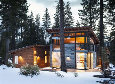 Marvelous Modern Mountain Home In Truckee California Is A