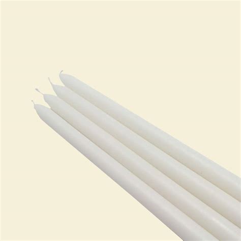 Zest Candle 12 In White Taper Candles 12 Set Pip Hardware