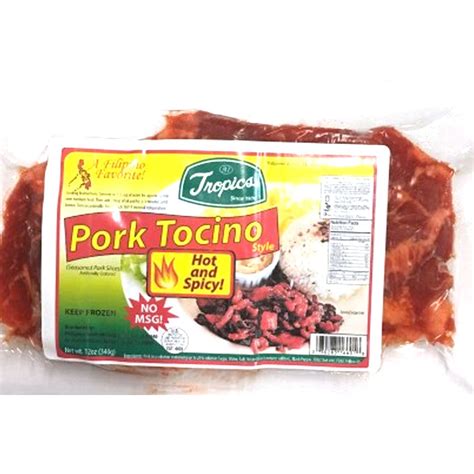 Frozen And Chilled Frozen Pork Tocino Hot And Spicy 12oz
