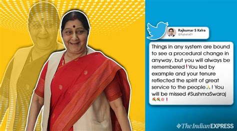 ‘you will be missed netizens emotional as sushma swaraj says goodbye to mea trending news