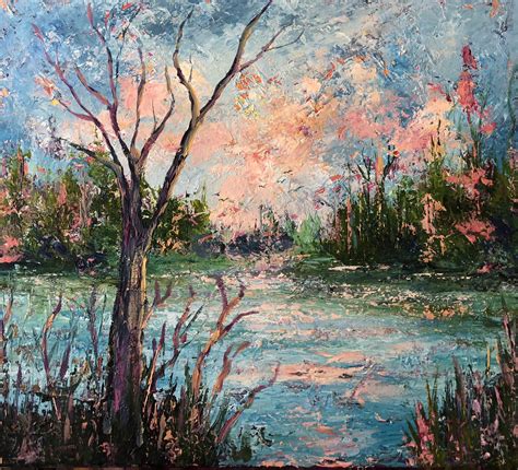 Acrylic Palette Knife Painting Landscape Paintings Art Painting