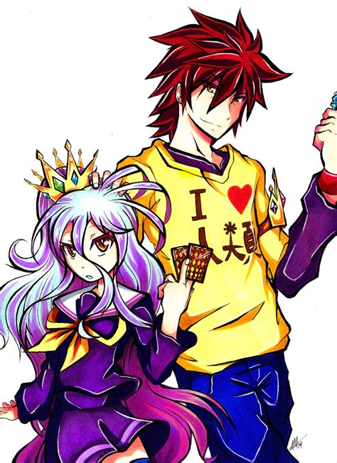Commission Shiro And Sora No Game No Life By Smudgeandfrank On Deviantart