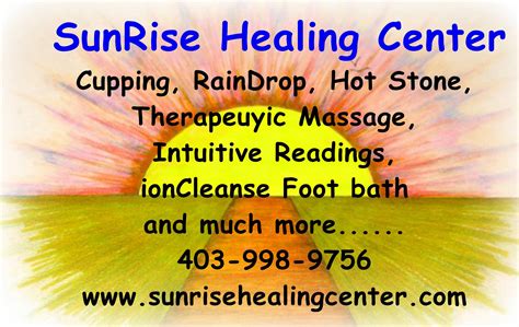 Strathmore Ab Intuitive Massage Reflexology With Sunrise Healing Center