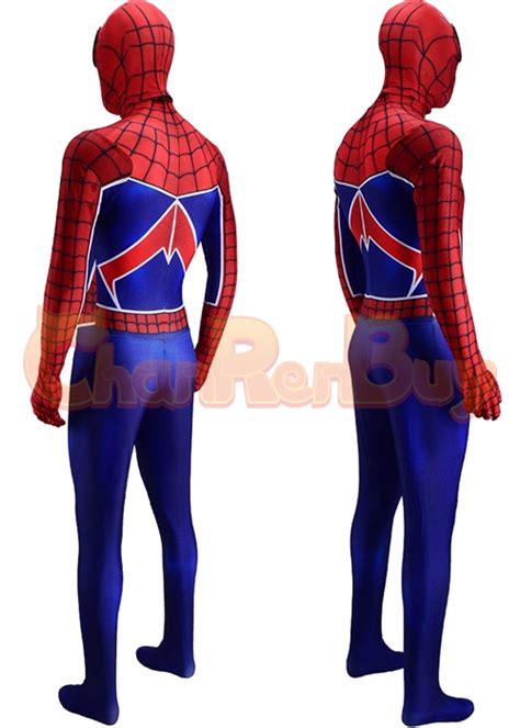 Ps4 Spider Man Costume Spider Punk Suit Cosplay Bodysuit Chaorenbuy Cosplay