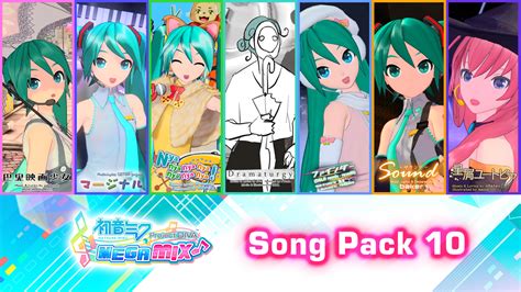 Hatsune Miku Project Diva Mega Mix Song Pack 10 Pour Nintendo Switch