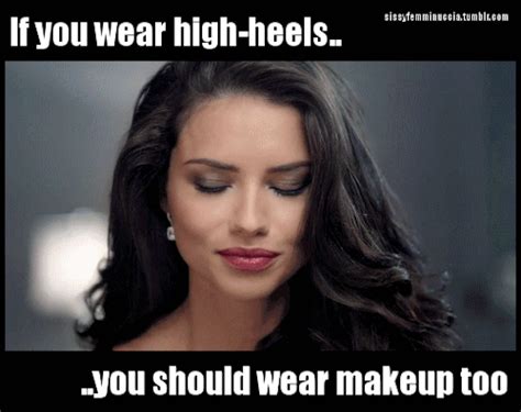 Makeup Is The Best Well High Heels Too Sissy Sissylife Tumblr Pics