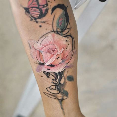 50 Ideas For Roses Tattoo The Symbol Of True Love Pink Tattoo
