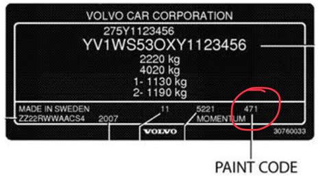 Discover 66 Images Volvo Paint Code Vn