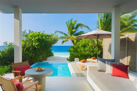 Maldives Resort With Private Pool Beach Villas With Pool At Dhigali