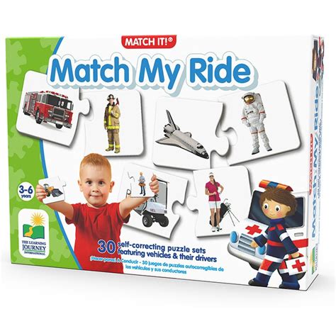 Joc The Learning Journey Match It Vehicule 60 Piese Emagro