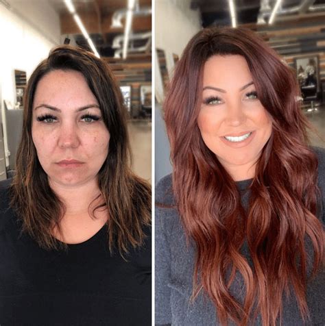 100 Photos Show How People Look Before And After Their Hair Transformation