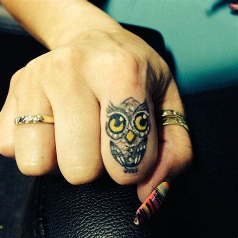 12 Best Owl Finger Tattoo Designs And Ideas Petpress