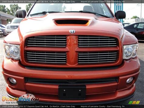2005 Dodge Ram 1500 Slt Daytona Quad Cab 4x4 Go Mango Dark Slate