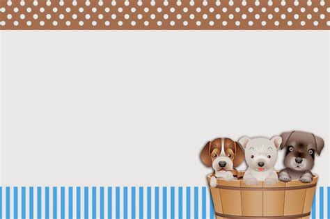 Perritos Imprimibles E Invitaciones Para Imprimir Gratis Dog Puppy