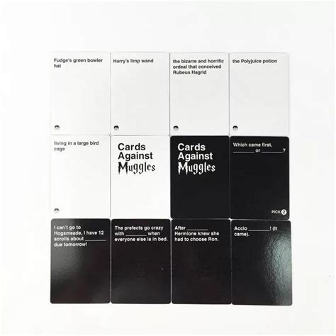 We did not find results for: Harry Potter Cards Against Muggles 1440 Cards Buy Now