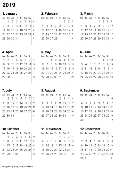 printable calendars  planners