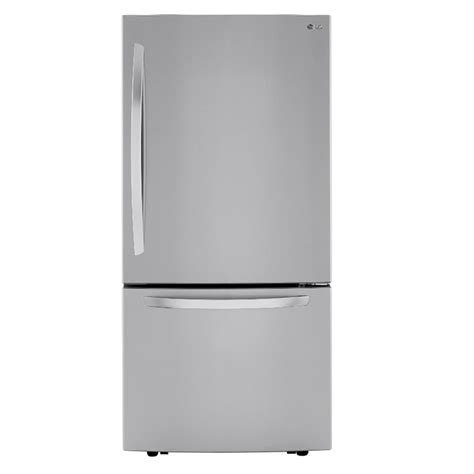 lg 33 25 5 cu ft bottom freezer refrigerator stainless steel lrdcs2603s