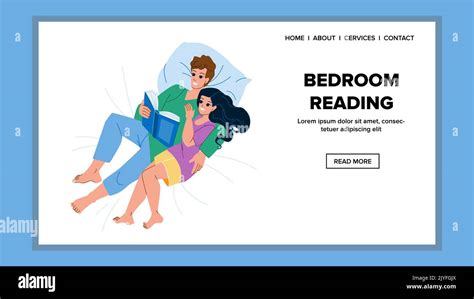 Bedroom Reading Vector Stock Vector Image And Art Alamy