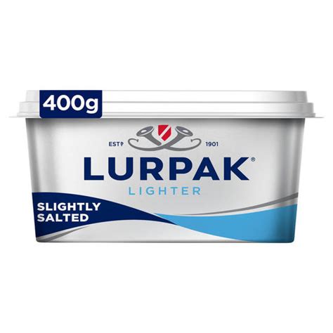Lurpak Slightly Salted Lighter 400g Butter And Margarine Iceland Foods