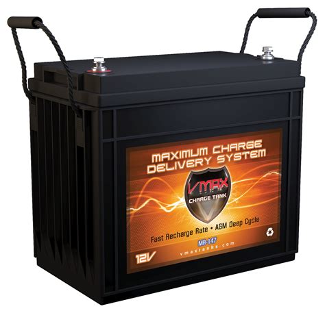 Vmax Mr147 155 12v 155ah Agm Deep Cycle Marine Battery For 12 Volt 55
