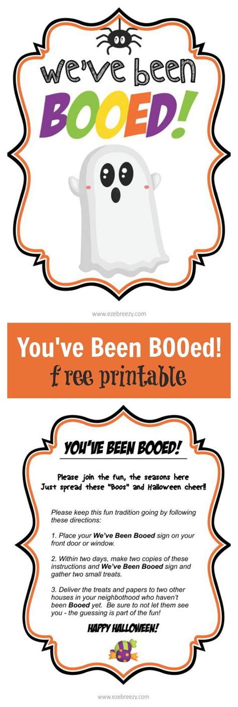 Free Halloween Printable Youve Been Booed Printable Nothing Puts A