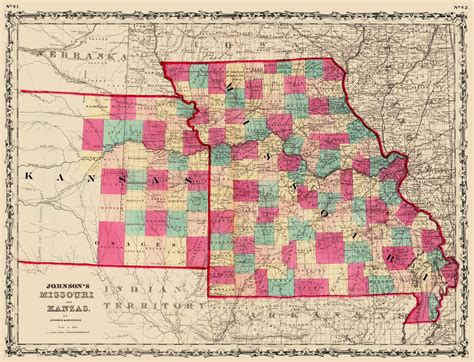 Kansas Map With Counties And Cities Printable