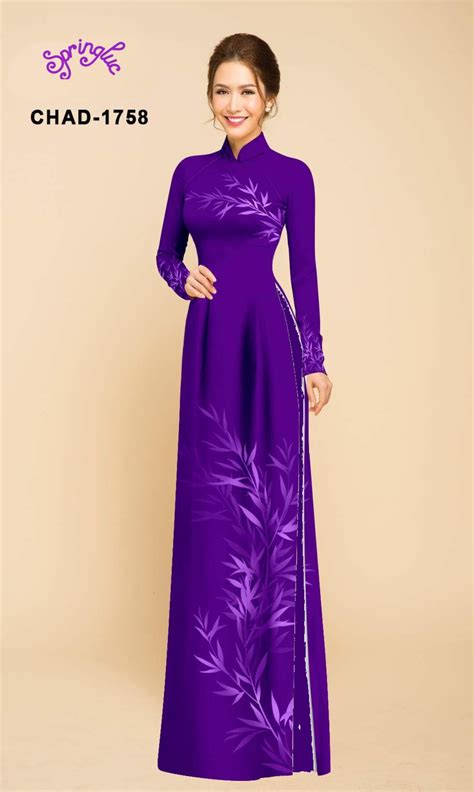 Vietnamese Traditional Ao Dai For Women Nguyen Bowith Pants Ao Dai For