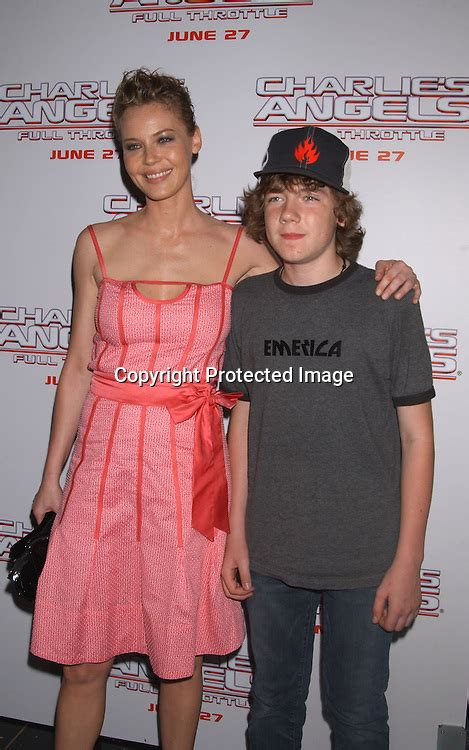 0772 Connie Nielsen And Son Sebastian Robin Platzertwin Images