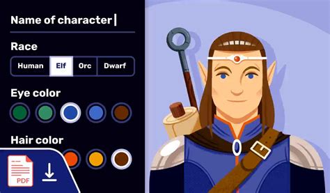 How To Create A Character Profile With Free Template