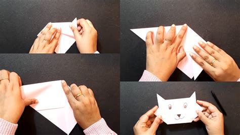 Asmr Most Satisfying Origami Paper Sound Diy Paper Cat Youtube