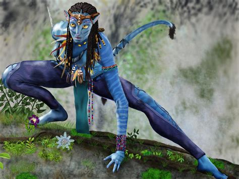 Crouching Neytiri By Aurorashadows On Deviantart