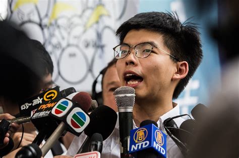 hong kong activist joshua wong walks free calls on leader to resign abs cbn news