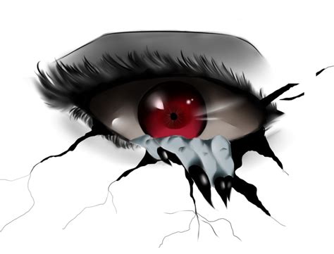 Eye Demon Drawing Devil Eye Png Download 900686