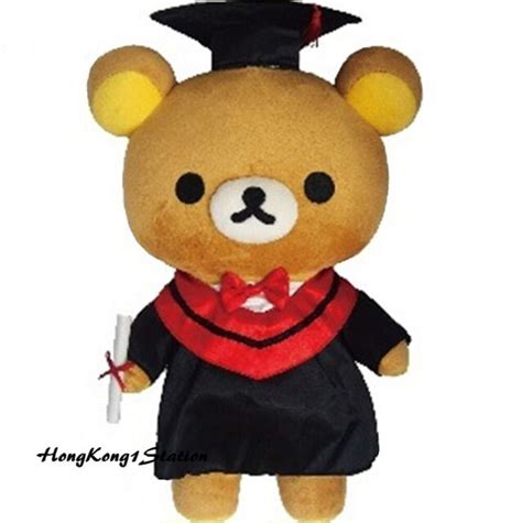 14 san x rilakkuma relax bear graduation plush doll soft stuffed toy grad t ebay