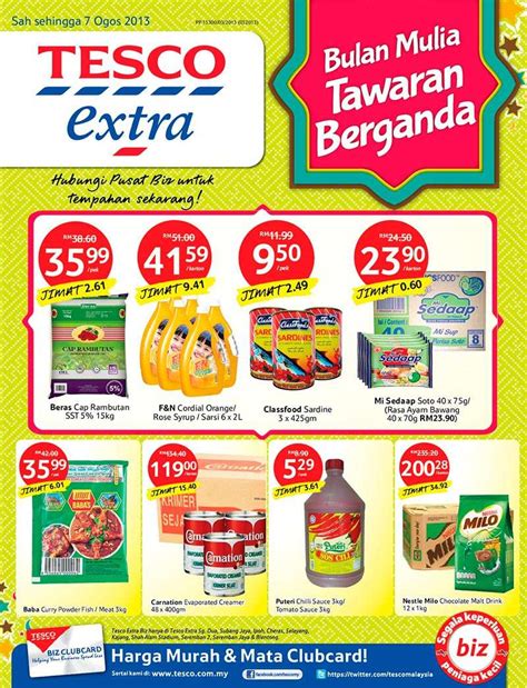 Tesco Promotion Extra Catalogue Now 7 Ogos 2013 Tesco Malaysia Promotion