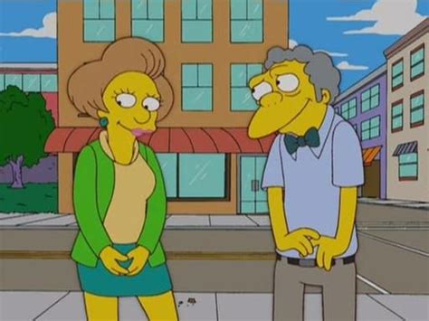 Mrs Krabappel Flirting With Moe Simpsons Cartoon Tv Funny