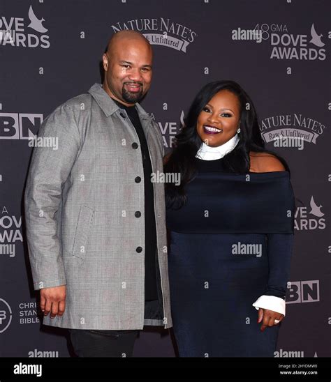 Kenneth Leonard And Tasha Cobbs Leonard Attending At The 48th Annual Gma Dove Awards Held At The